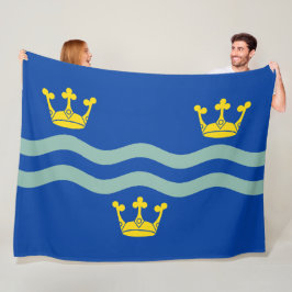 Cobertor De Velo Bandeira de Cambridgeshire (County of England, UK)