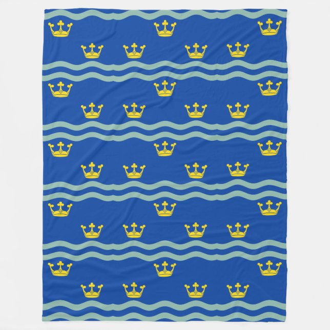 Cobertor De Velo Bandeira de Cambridgeshire Fleece Blanket (Frente)