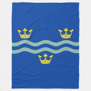 Cobertor De Velo Bandeira de Cambridgeshire Fleece Blanket