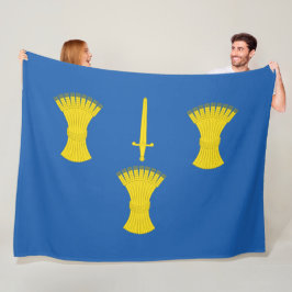 Cobertor De Velo Bandeira de Cheshire (distrito do Reino Unido)