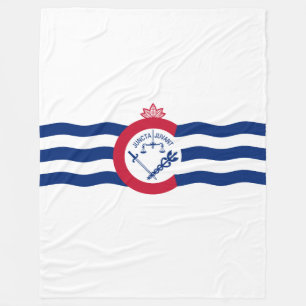 Cobertor De Velo Bandeira de Cincinnati, Ohio