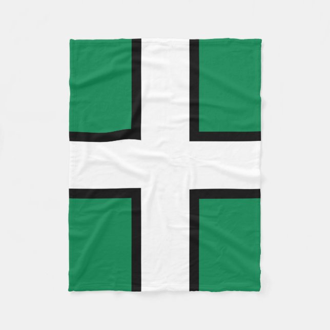 Cobertor De Velo Bandeira de Devon (condado do Reino Unido) (Frente)