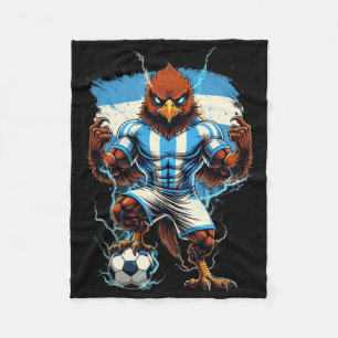 Cobertor De Velo Bandeira de Fã de Futebol da Argentina Vintage Org
