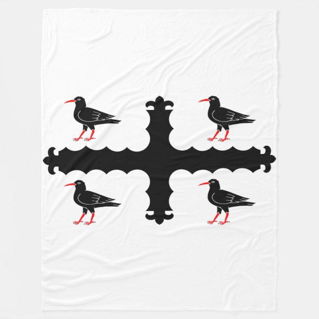 Cobertor De Velo Bandeira de Flintshire Fleece Blanket (Frente)