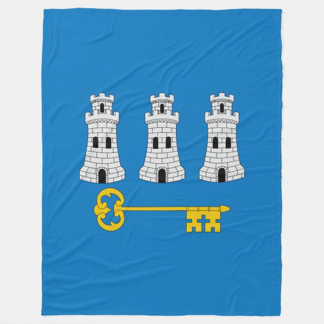 Cobertor De Velo Bandeira de Havana, Cuba Fleece Blanket (Frente)