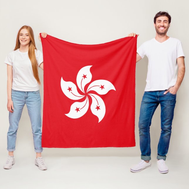 Cobertor De Velo Bandeira de Hong Kong (In Situ)