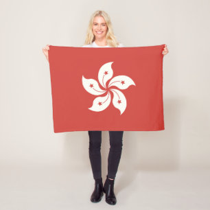 Cobertor De Velo Bandeira de Hong Kong