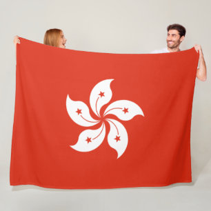 Cobertor De Velo Bandeira de Hong Kong