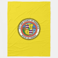 Bandeira de Honolulu, Havaí Fleece Blanket