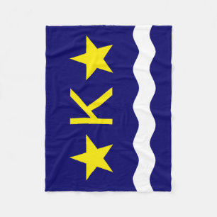 Cobertor De Velo Bandeira de Kinshasa, Congo Fleece Blanket