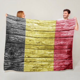 Cobertor De Velo bandeira de madeira da Bélgica