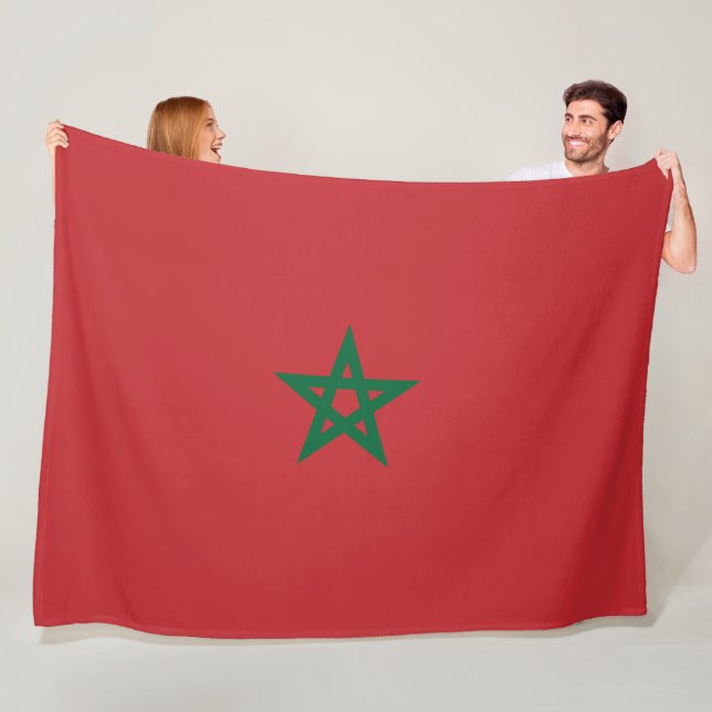 Cobertor De Velo Bandeira de Marrocos (In Situ)