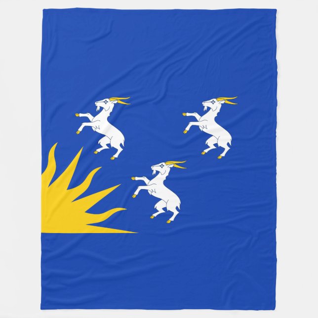 Cobertor De Velo Bandeira de Merionethshire Fleece Blanket (Frente)
