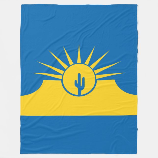 Cobertor De Velo Bandeira de Mesa, Arizona Fleece Blanket (Frente)