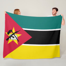 Cobertor De Velo Bandeira de Moçambique (Bandeira Nacional)