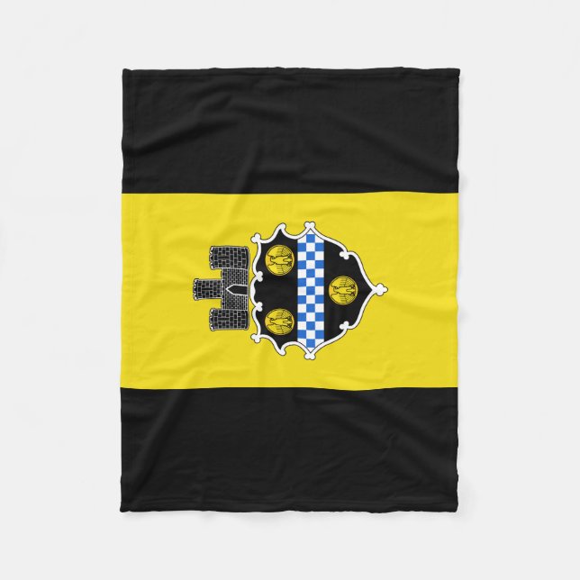 Cobertor De Velo Bandeira de Pittsburgh, Pensilvânia Fleece Blanket (Frente)