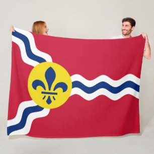 Cobertor De Velo Bandeira de Rua Louis (Missouri)