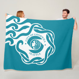 Cobertor De Velo Bandeira de Seattle (Washington)