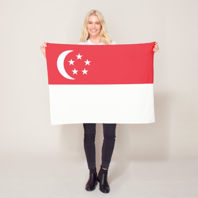 Cobertor De Velo Bandeira de Singapura (In Situ)