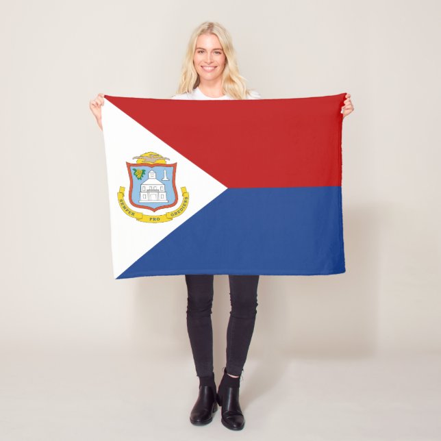 Cobertor De Velo Bandeira de Sint Maarten (In Situ)