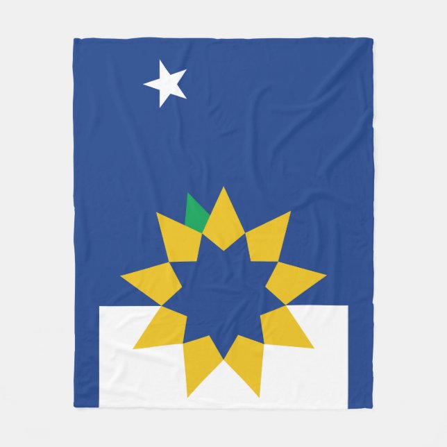 Cobertor De Velo Bandeira de Topeka, Kansas (Frente)