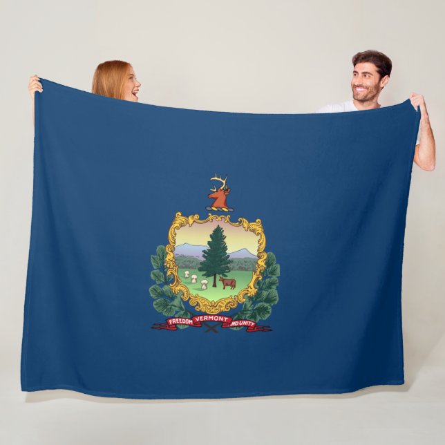Cobertor De Velo Bandeira de Vermont (Estado dos EUA) (In Situ)