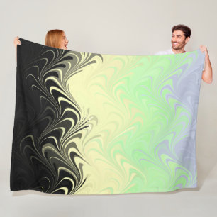 Cobertor De Velo Bandeira do Abstrato Cassgender Pride Boho Wavy Ma