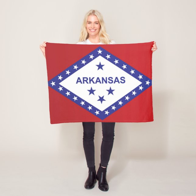 Cobertor De Velo Bandeira do Arkansas, EUA (In Situ)