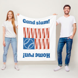 Cobertor De Velo Bandeira do Baseball