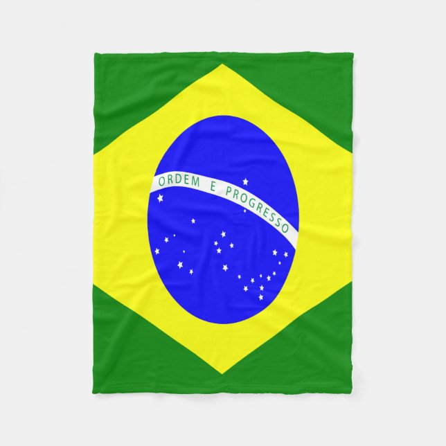 Cobertor De Velo Bandeira do Brasil (Frente)