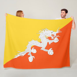 Cobertor De Velo Bandeira do Butão (Butão) (Dragão do Trovão)