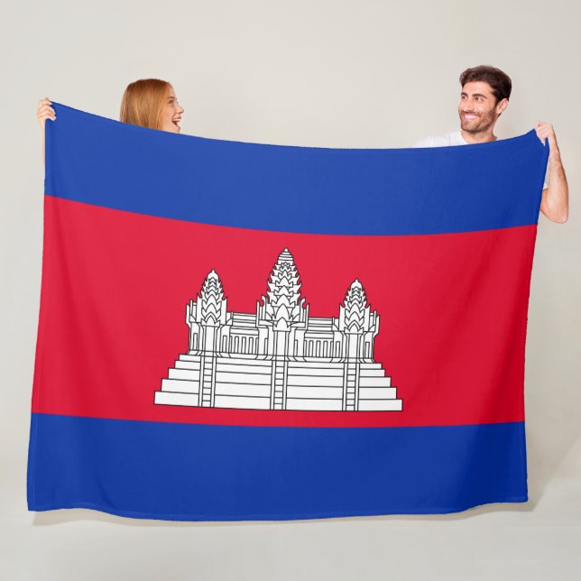 Cobertor De Velo Bandeira do Camboja (In Situ)