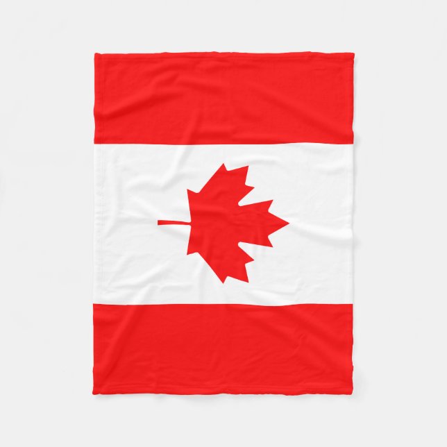 Cobertor De Velo Bandeira do Canadá (Frente)