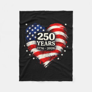 Cobertor De Velo Bandeira do Coração 250 Anos de Design de Liberdad