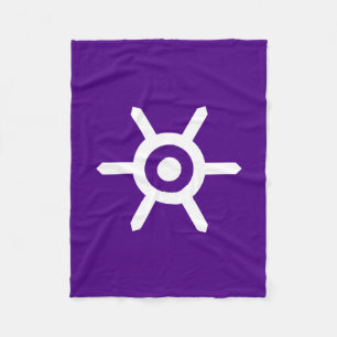 Cobertor De Velo Bandeira do Distrito de Tóquio, Japão Fleece Blank