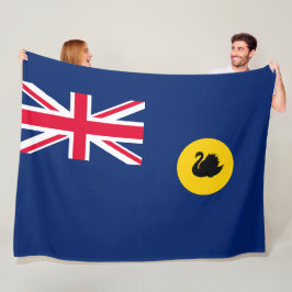 Cobertor De Velo Bandeira do Estado da Austrália Ocidental
