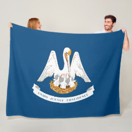 Cobertor De Velo Bandeira do Estado da Louisiana