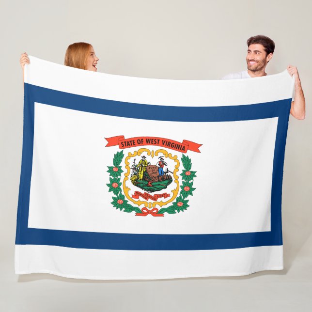 Cobertor De Velo Bandeira do Estado da Virgínia Ocidental (In Situ)