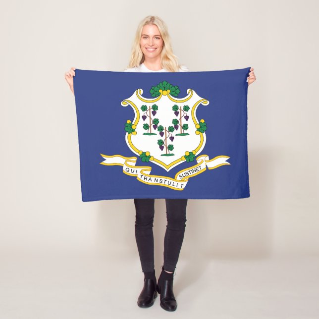Cobertor De Velo Bandeira do Estado de Connecticut (In Situ)