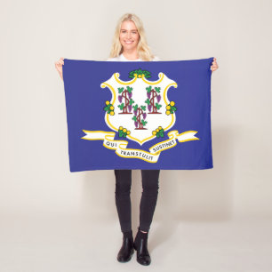 Cobertor De Velo Bandeira do Estado de Connecticut, EUA