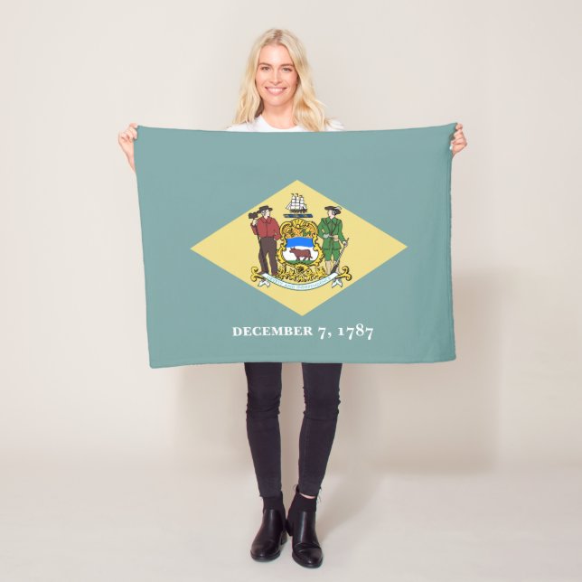 Cobertor De Velo Bandeira do Estado de Delaware (In Situ)