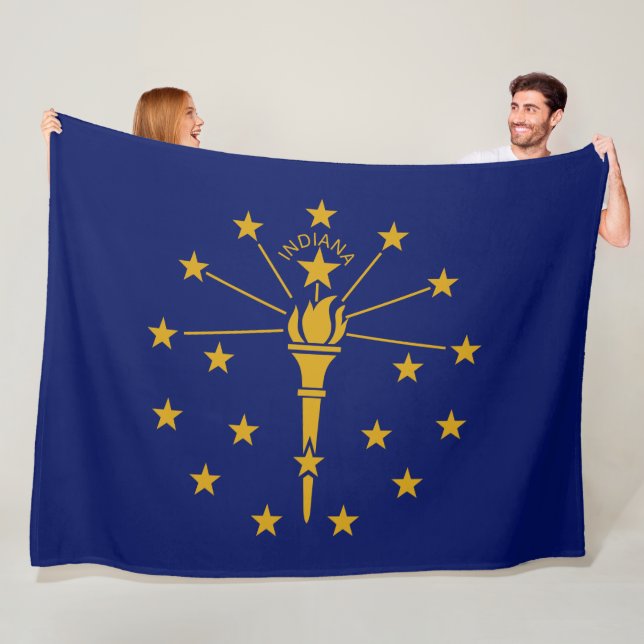 Cobertor De Velo Bandeira do Estado de Indiana (In Situ)