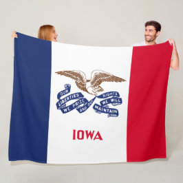 Cobertor De Velo Bandeira do Estado de Iowa
