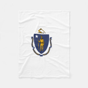 Cobertor De Velo Bandeira do Estado de Massachusetts