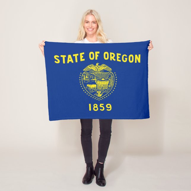 Cobertor De Velo Bandeira do Estado de Oregon (In Situ)