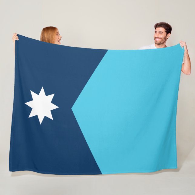 Cobertor De Velo Bandeira do Estado do Minnesota (In Situ)