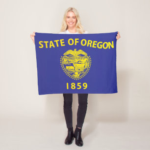 Cobertor De Velo Bandeira do Estado do Oregon, EUA