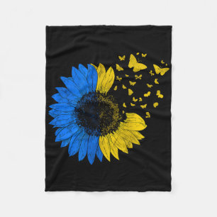 Cobertor De Velo Bandeira do Girassol da Ucrânia Bandeira Vintage U