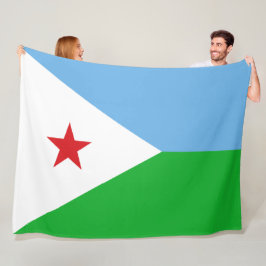 Cobertor De Velo Bandeira do Jibuti (nação africana)