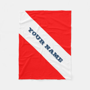 Cobertor De Velo Bandeira do mergulho (customizável)